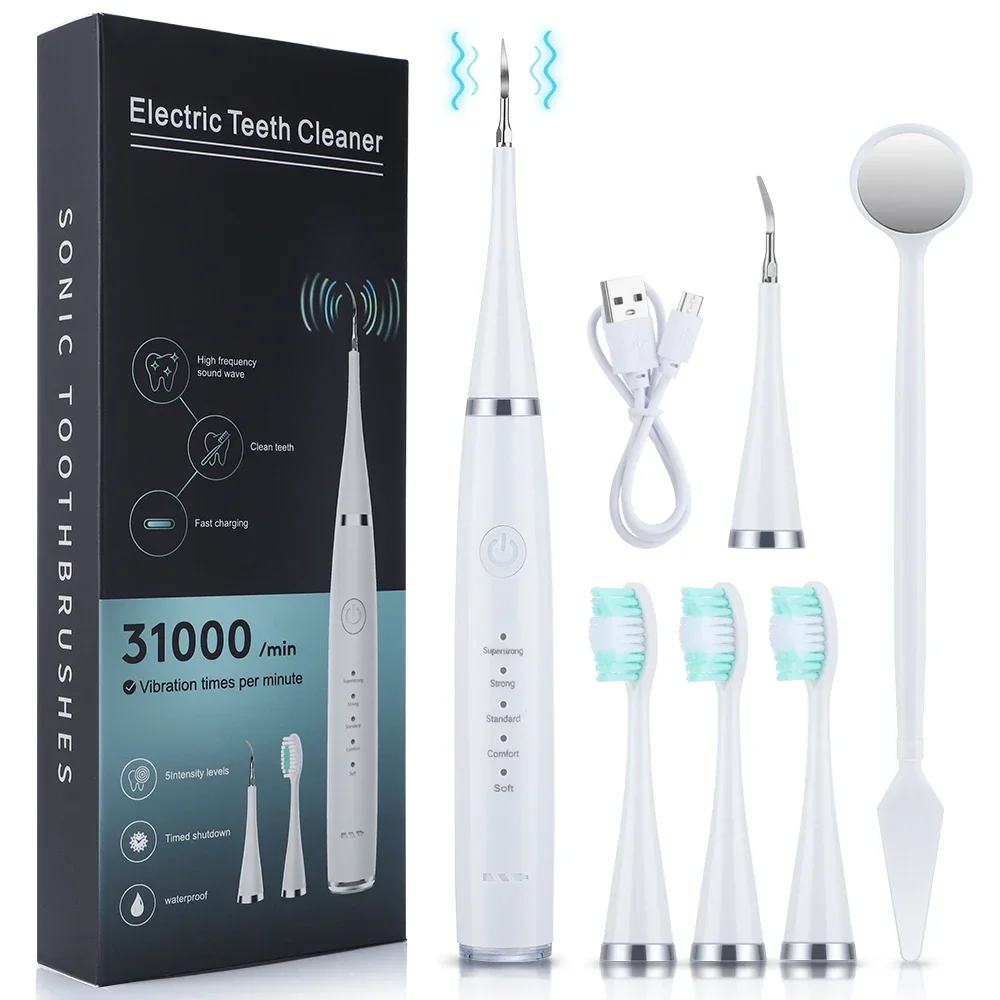 Teeth Whitening Products - Ultraschall-Zahnsteinentferner zur Zahnreinigung, Entfernung von Zahnbelag,