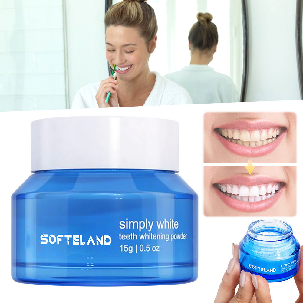 Teeth Whitening Promotion - 15g Zahnaufhellungspulver Natürlicher Zahnaufheller zur Fleckenentfernung