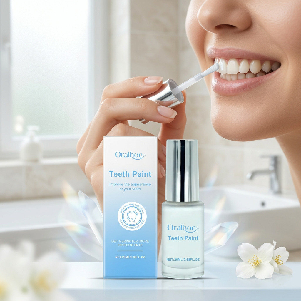 Teeth Whitening Promotion - Zahnaufhellungsfarbe reduziert Lebensmittelpigmentierung, fördert Glanz, stärkt