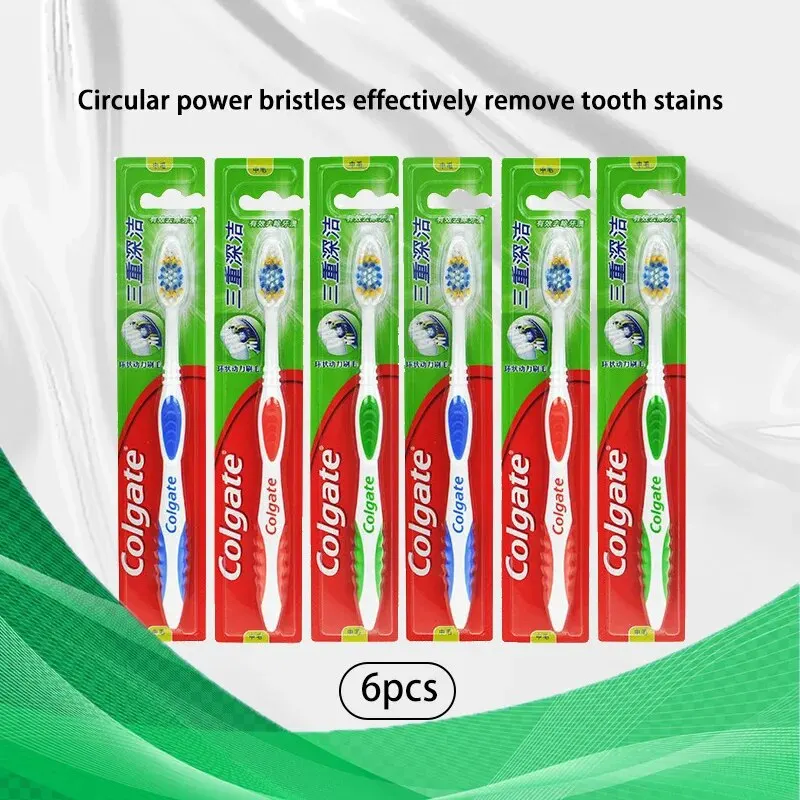 Teeth Whitening In Office - Colgate 6 Stück Zahnbürsten mit weichen