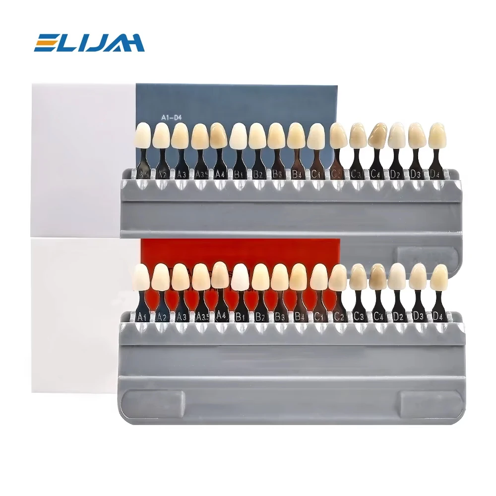 Teeth Whitening/Bleaching - ELIJAH Master Dental Bleach Shade Guide,