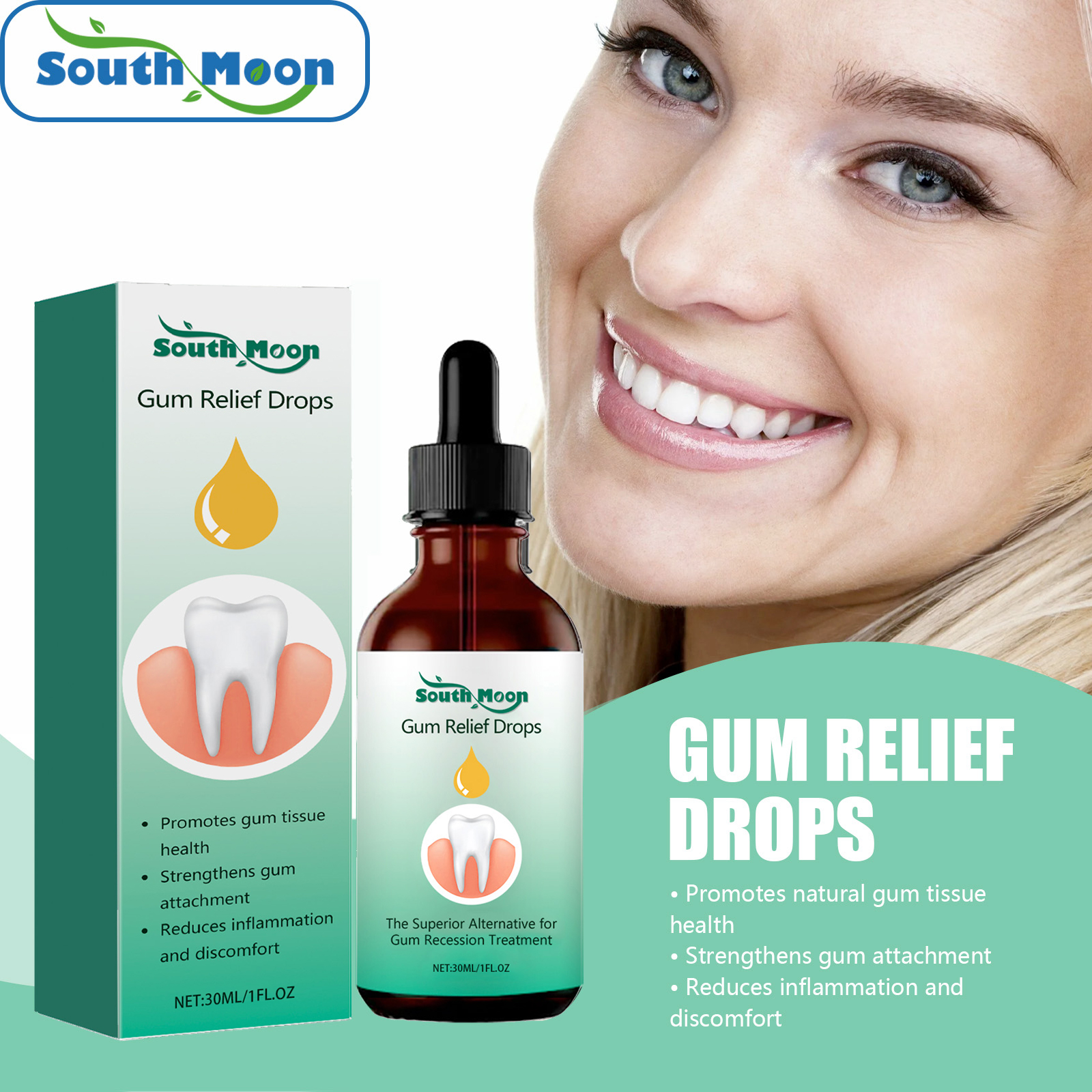 Teeth Whitening Best - Zahnfleisch-Reparatur-Tropfen, schnelle Reparatur von Hohlräumen, Karies,