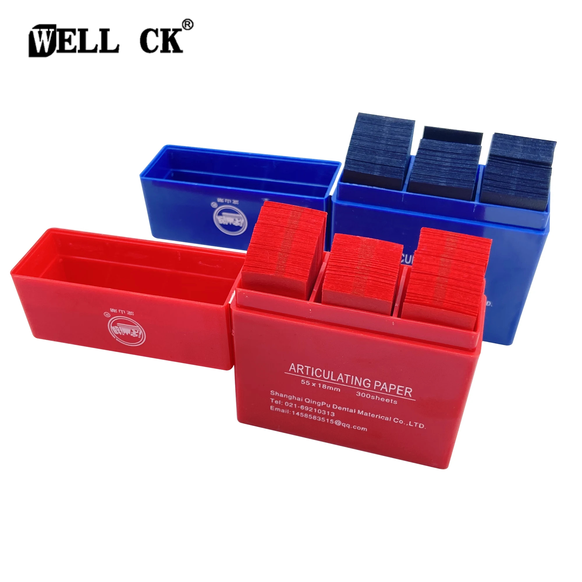 Teeth Whitening Products - WELLCK 300 Blatt Dental-Artikulationspapier Dental-Laborstreifen Produkte