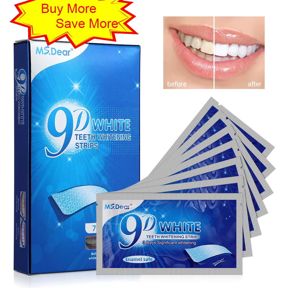 Teeth Whitening Gel Refills - 9D Zahnaufhellungsaufkleber Minzgel Frische Mundhygiene Reinigung