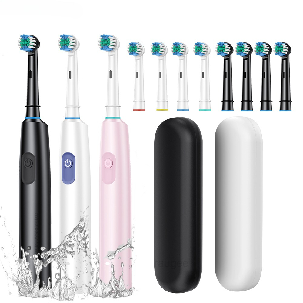 Teeth Whitening Gel Refills - Elektrische Zahnbürste, rotierende, tiefenreinigende, zahnbleichende Zahnbürste