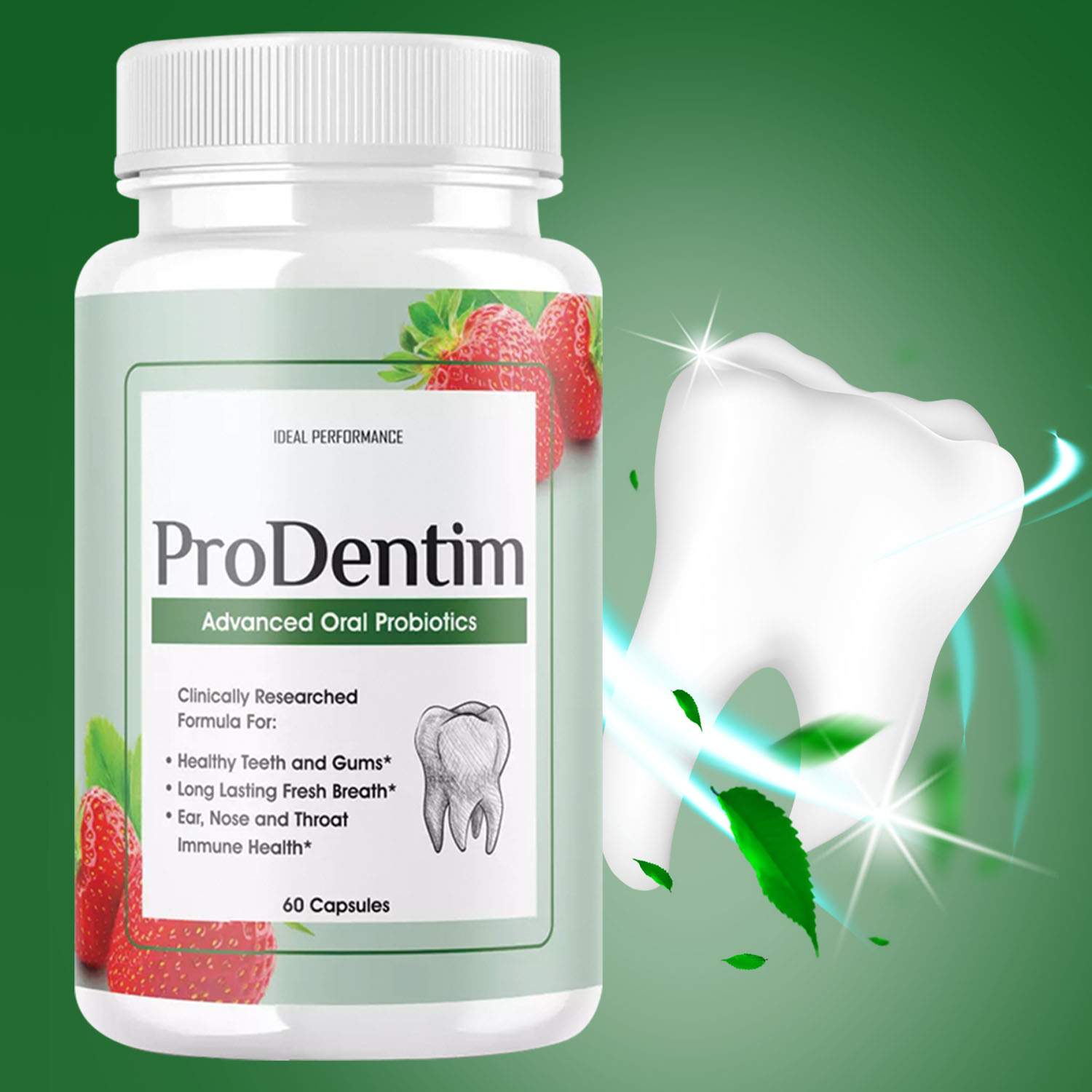 Teeth Whitening Promotion - Fortschrittliche orale Probiotika – erfrischt den