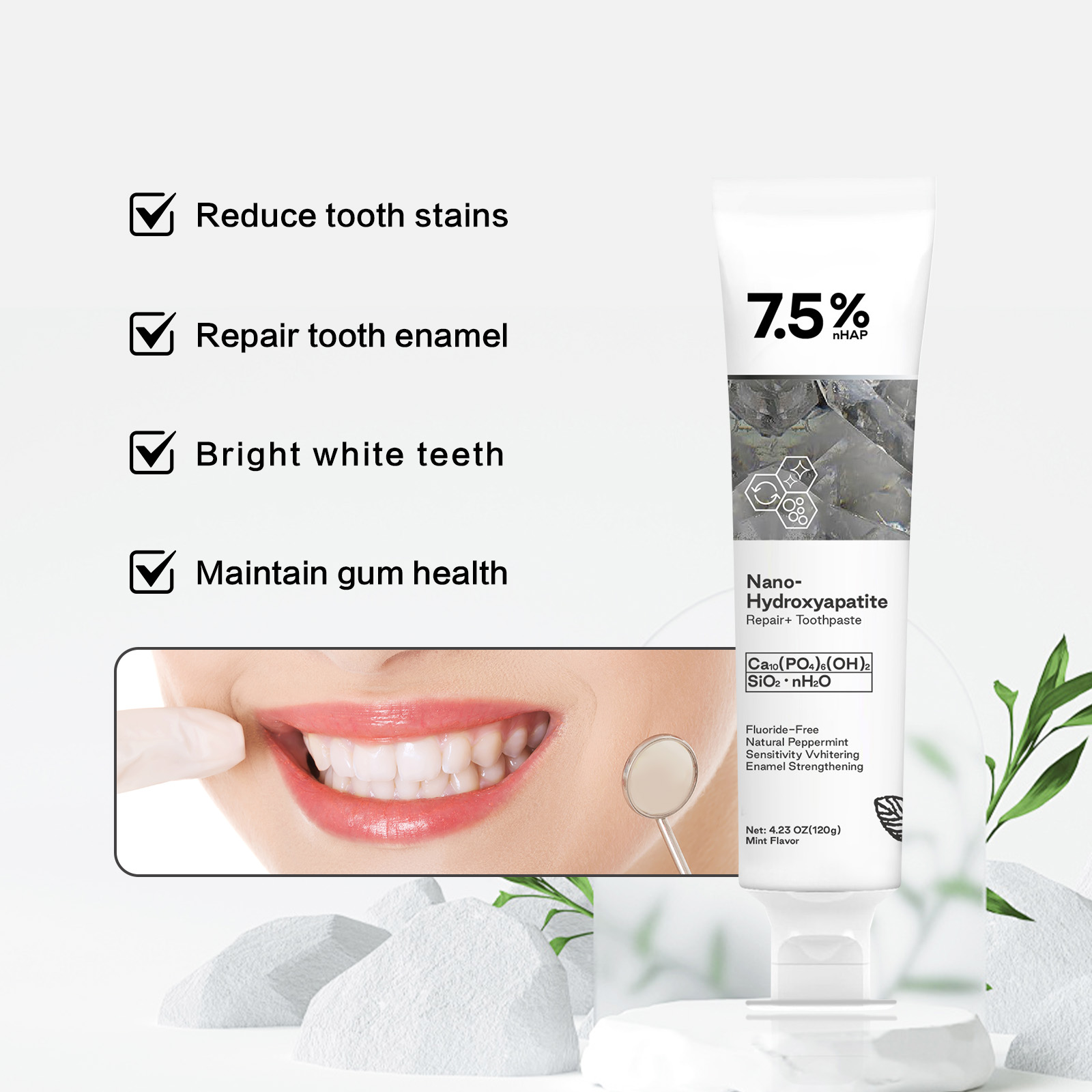Nano-Hydroxyapatit Zahnpasta z – Teeth Whitening Best Bewertung und Preis