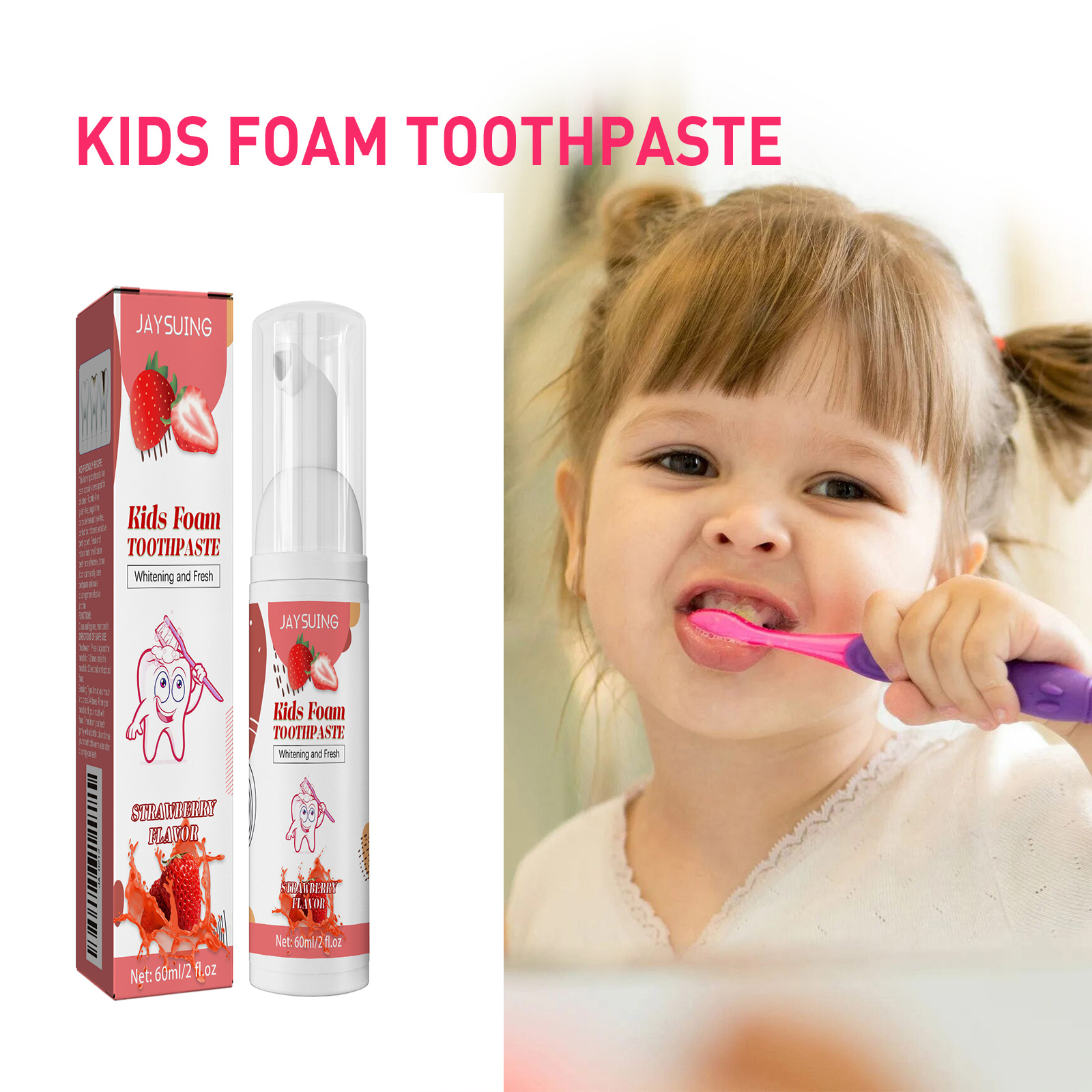 Schaumstoff-Zahnpasta für Kind – Teeth Whitening Mousse Bewertung und Preis