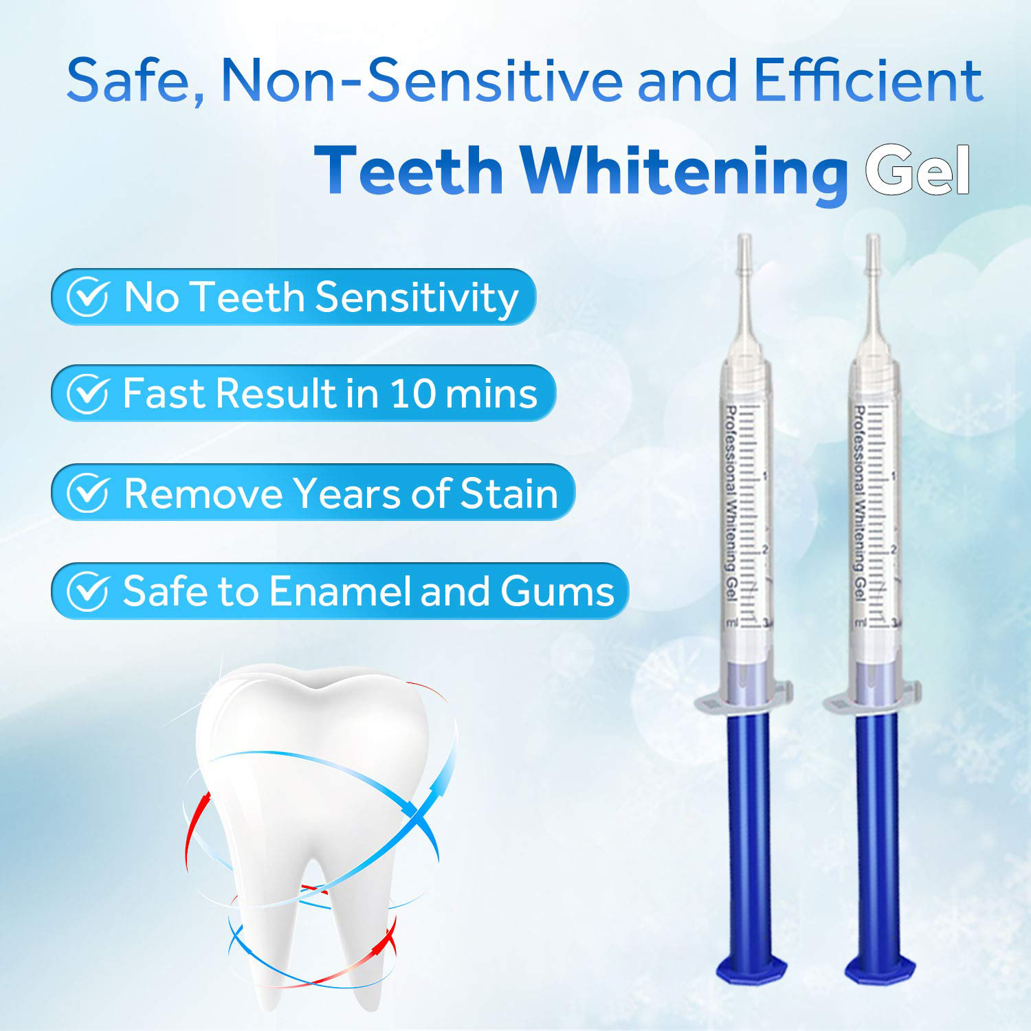 Zahnaufhellungsgel, Nachfüllsp – Teeth Whitening Gel Refills Bewertung und Preis