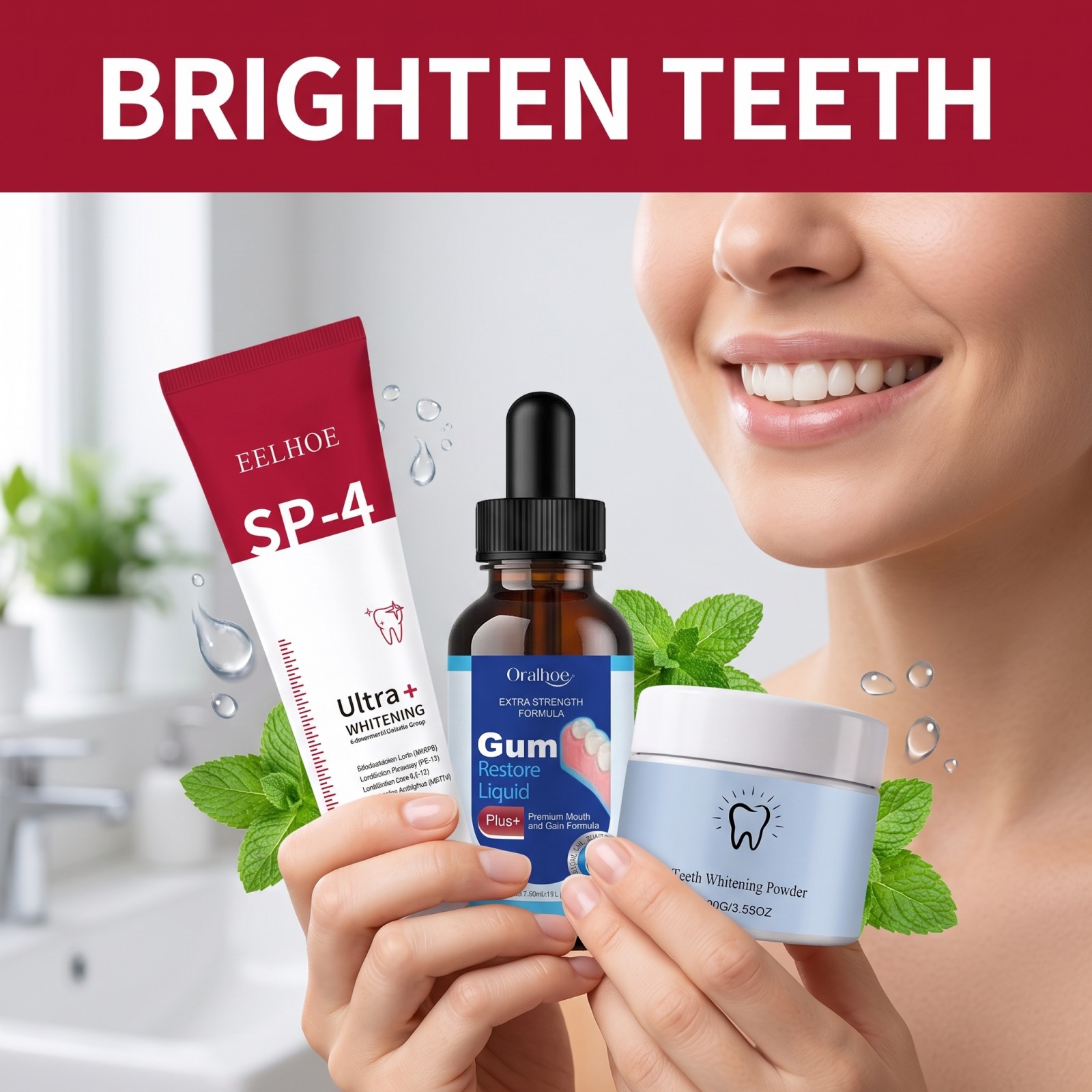 Mundpflege-Kombi-Set: Aufhelle – Teeth Whitening Q&M Bewertung und Preis