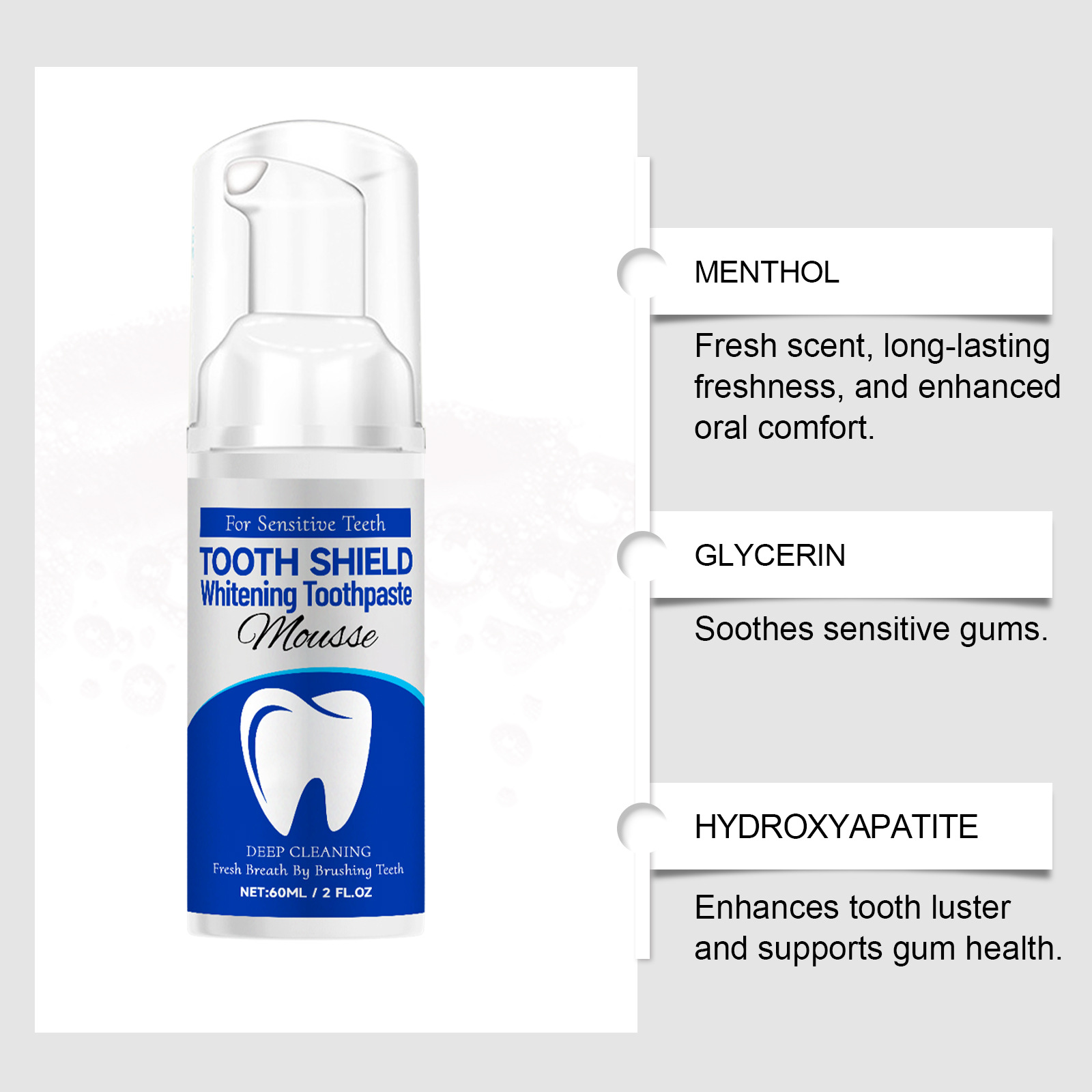 Hydroxyapatit Zahnpasta für st – Teeth Whitening Mousse Bewertung und Preis