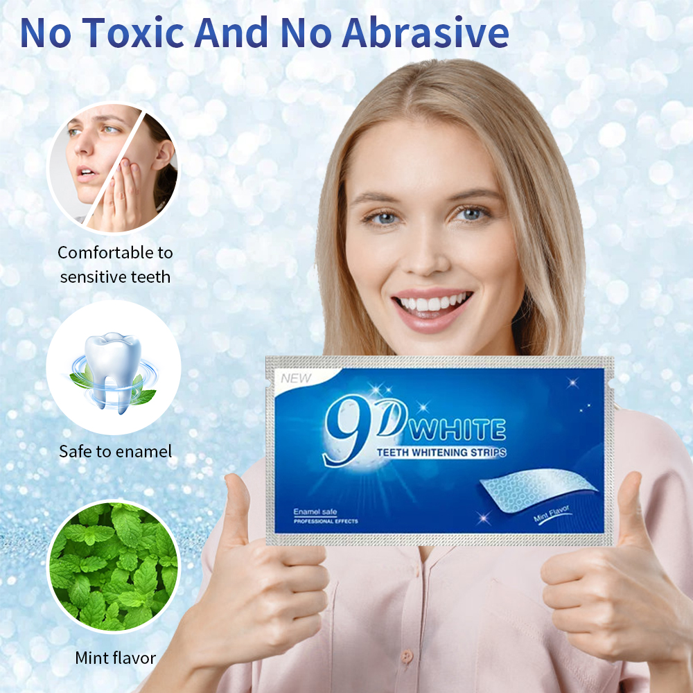 9D Weiße Zahnaufhellungsstreif – Teeth Whitening In Office Bewertung und Preis