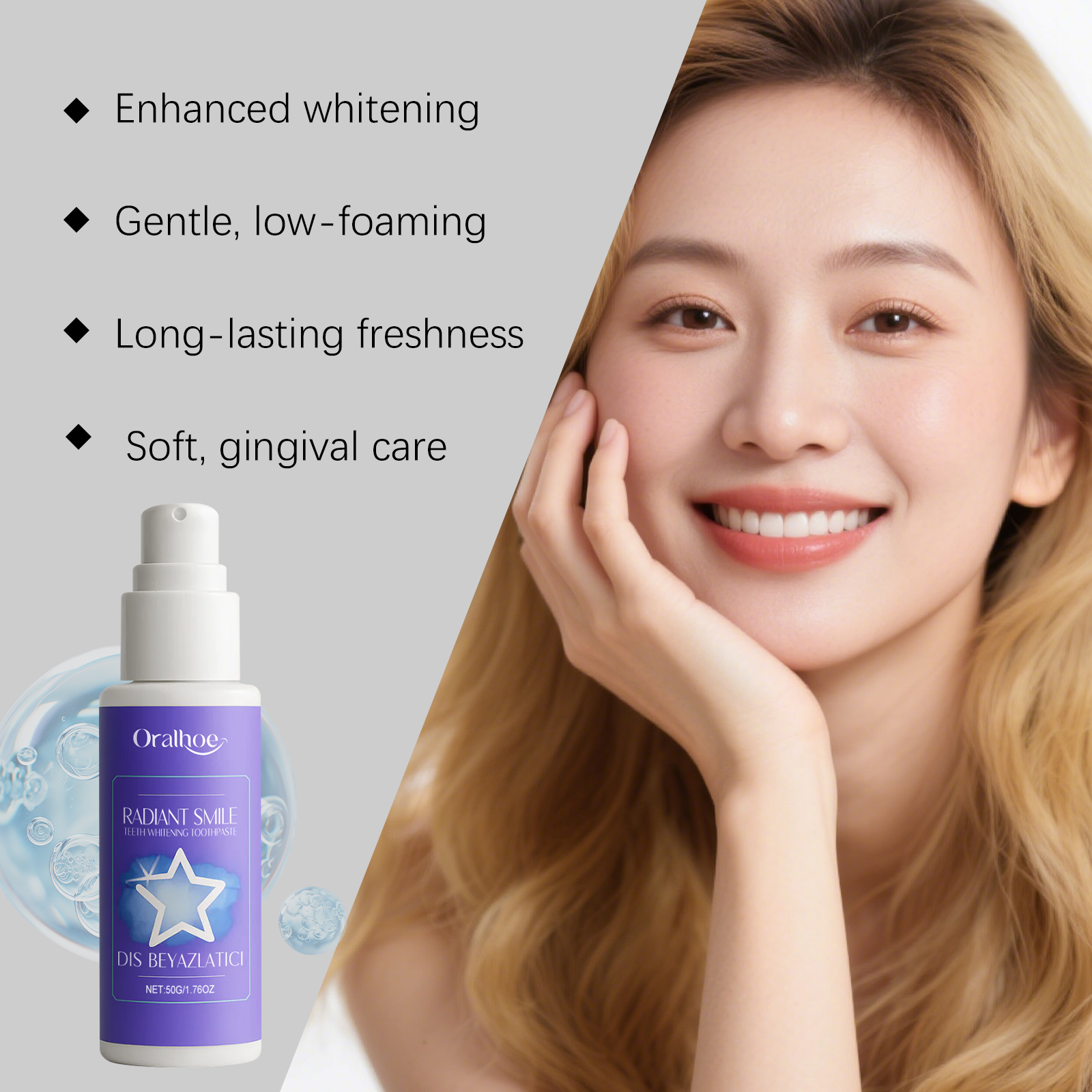 ORALHOE 50g Lila Zahnaufhellun – Teeth Whitening Or Bleaching Bewertung und Preis