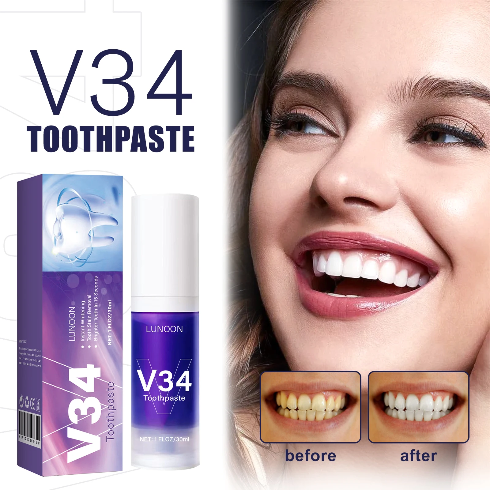 50 ml Mousse Zahnpasta Zahnrei – Teeth Whitening Mousse Bewertung und Preis