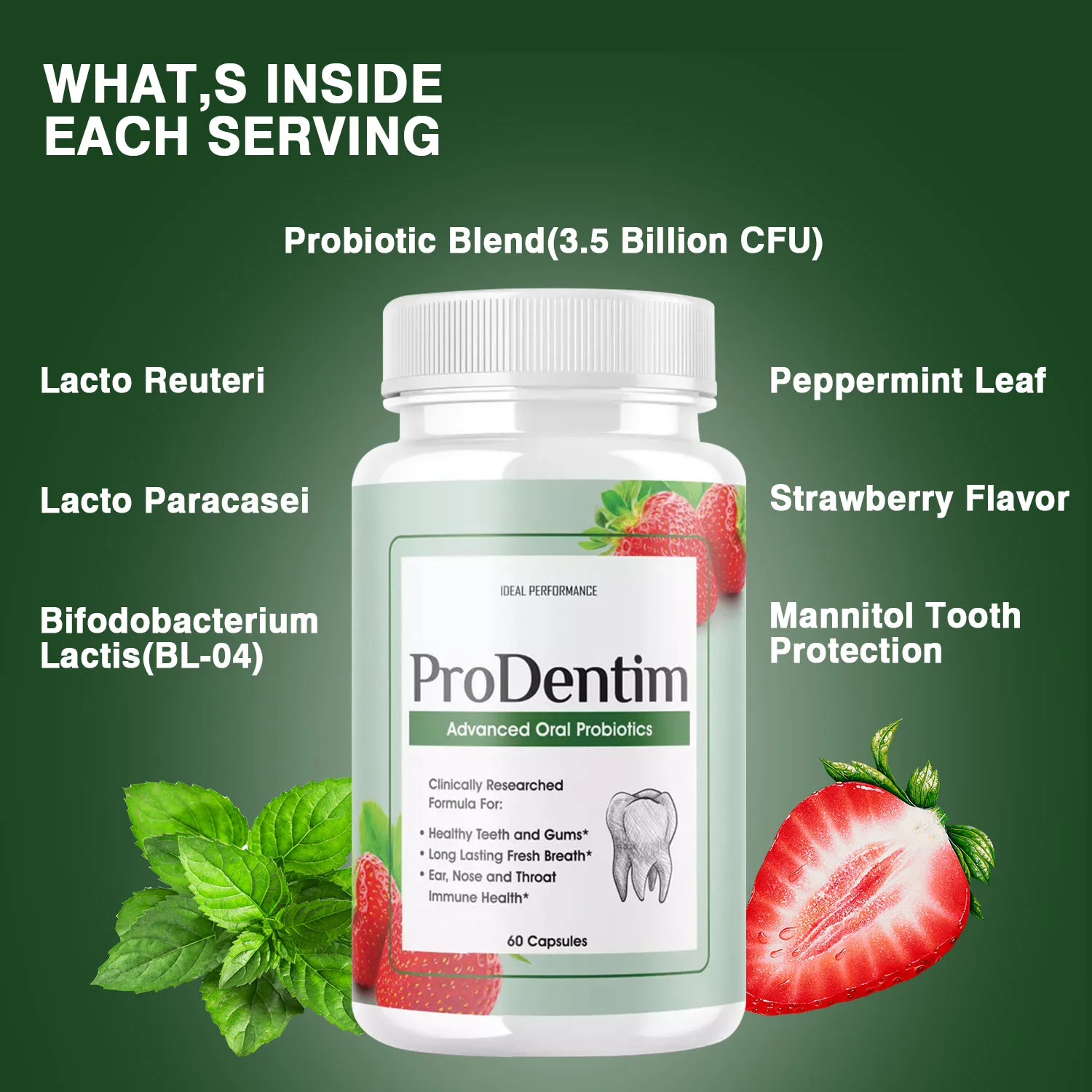 Fortschrittliche orale Probiot – Teeth Whitening Promotion Bewertung und Preis