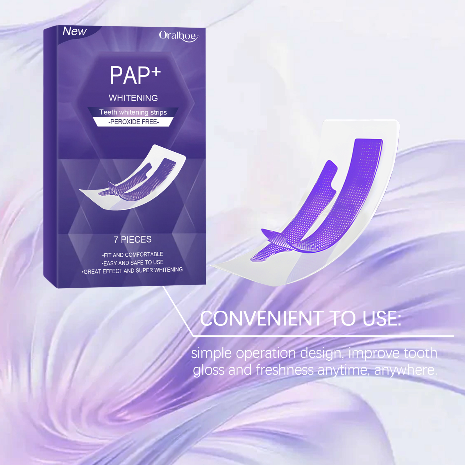 Lila Zahnaufhellungsstreifen B – Teeth Whitening Best Bewertung und Preis