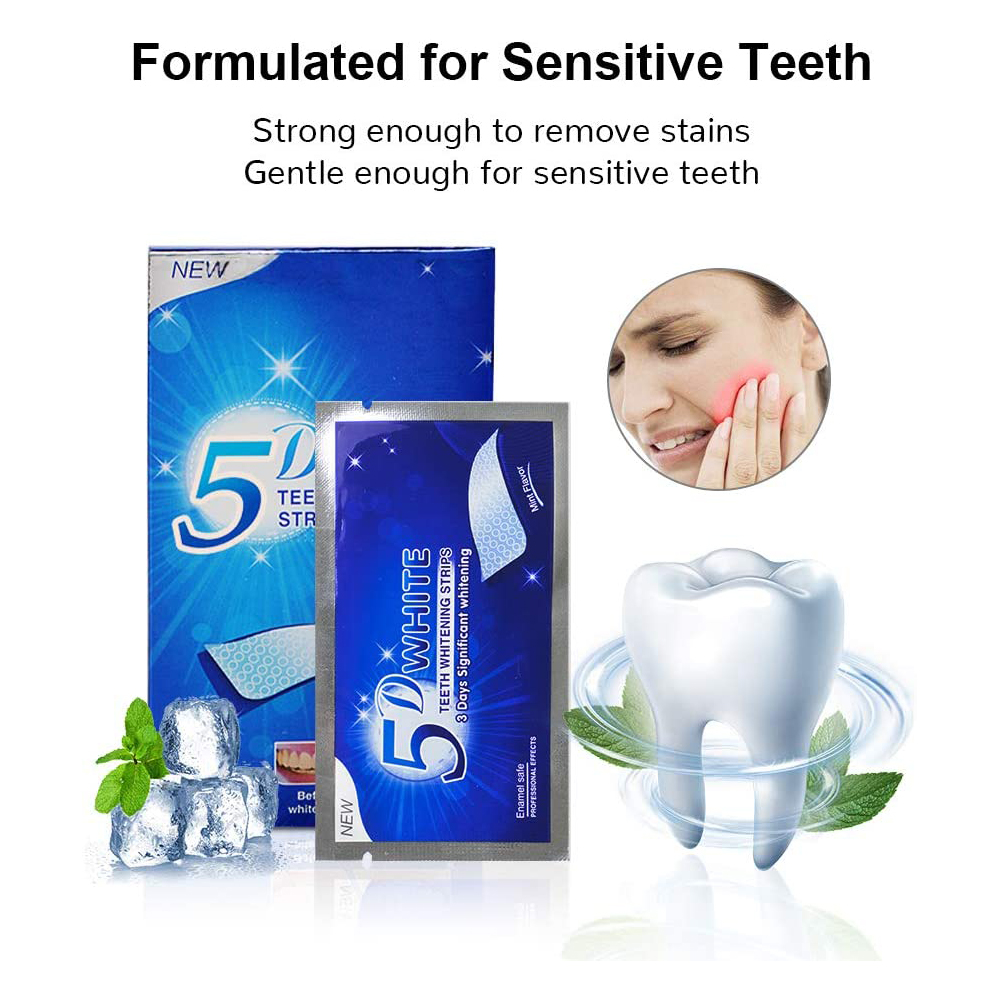 5D Weiße Zahnweißstreifen, Auf – Teeth Whitening In Office Bewertung und Preis